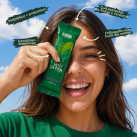 Kurabi Daily Green Jugo Verde con spirulina, nopal, espinaca y apio 252 g 8.4g/30 sticks