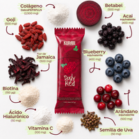 Kurabi Daily Red Colágeno Hidrolizado GelcoPEP 171g 3.7g/30 sticks