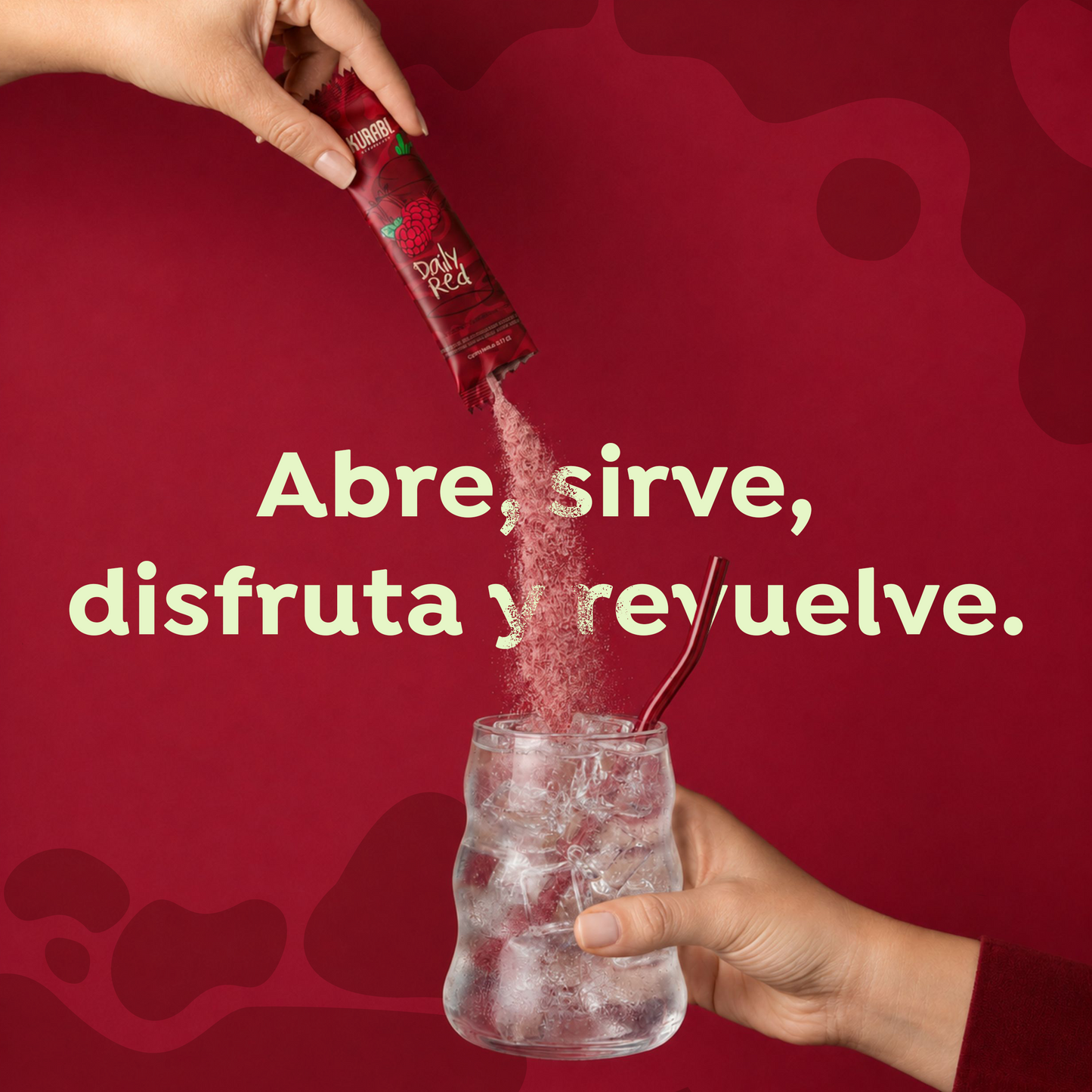 Kurabi Daily Red Colágeno Hidrolizado GelcoPEP 171g 3.7g/30 sticks