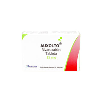 compare product Auxolto Rivaroxabán 15 mg, Caja con 28 tabletas