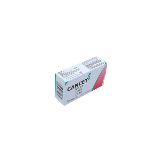Cancet Letrozol 2.5 mg, 30 tabletas