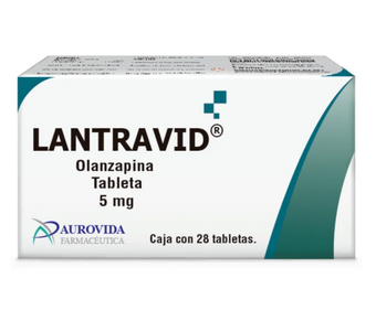 compare product Lantravid Olanzapina 5mg con 28 tabletas AUROVIDA