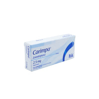 Carimpa Zolmitriptán 2.5 mg, Caja con 2 tabletas