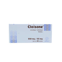 Cloisone  250 mg / 25 mg Caja C/ 30 tabletas Levodopa