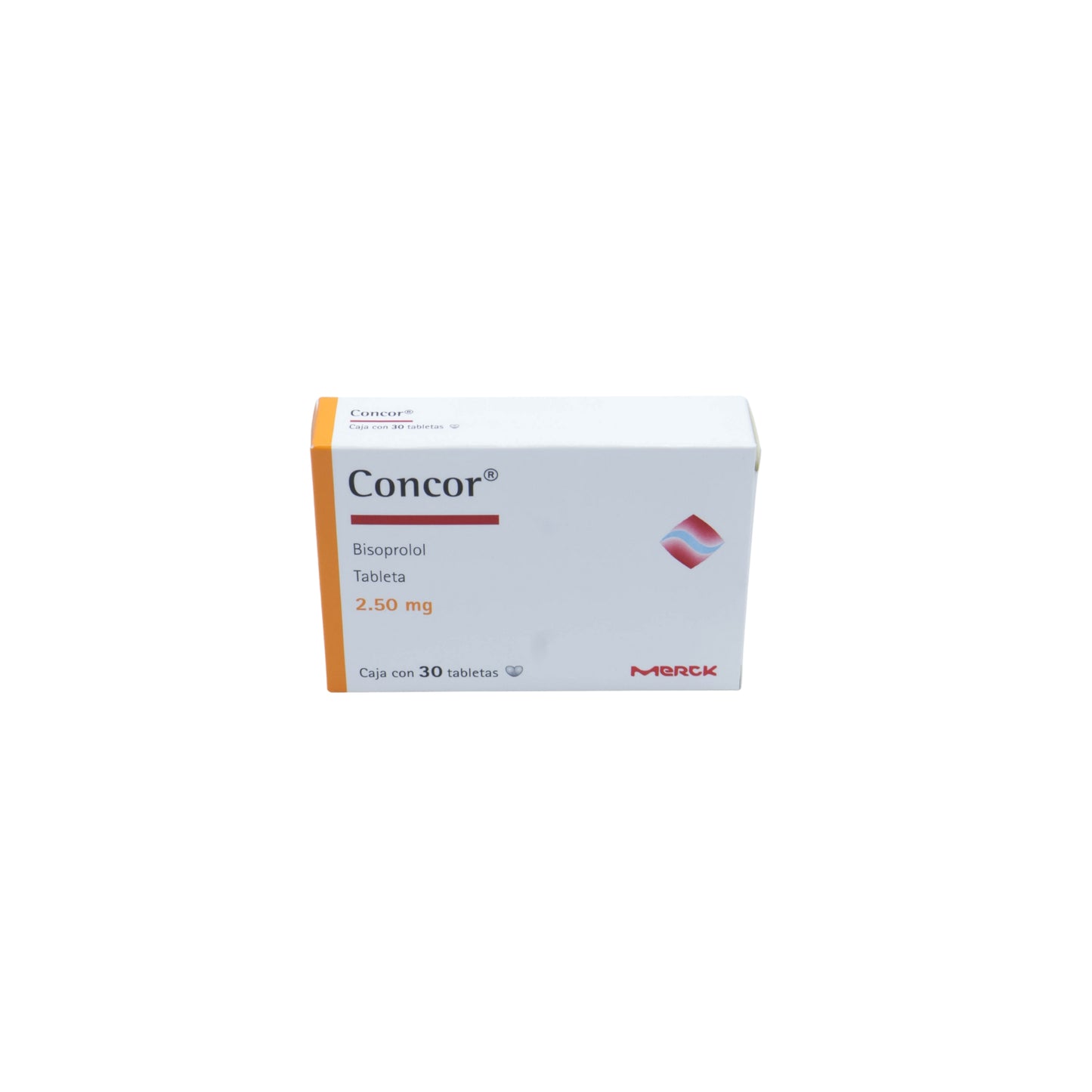 Concor Bisoprolol 2.5 mg, Caja con 30 tabletas