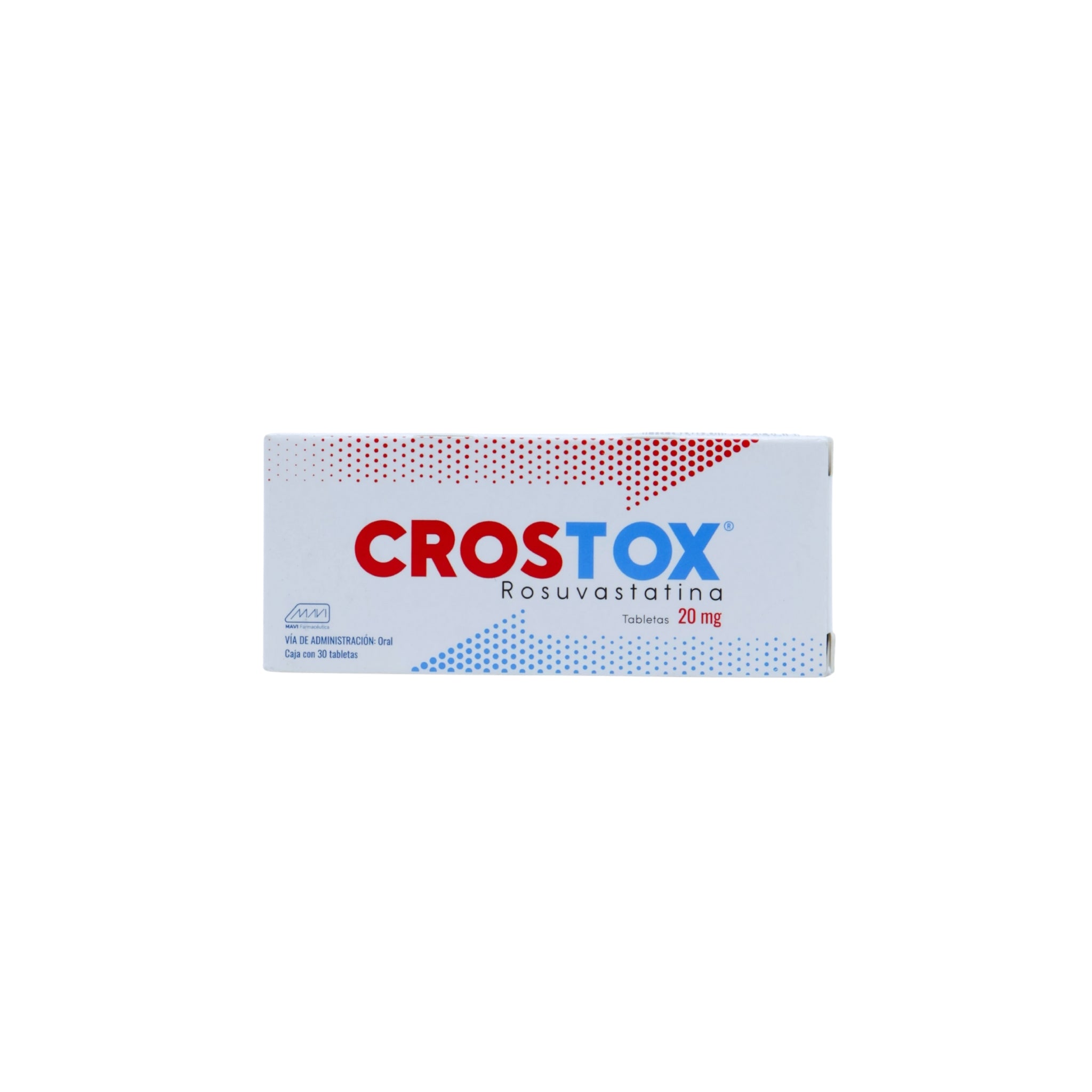 Crostox Rosuvastatina de 20mg Caja C/30 - Zuca MedLine