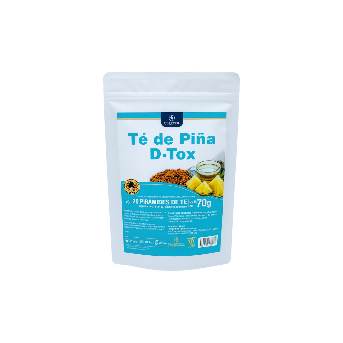 Té D-Tox Piña C-Lazonde – Con Linaza y Té Negro | 70 g