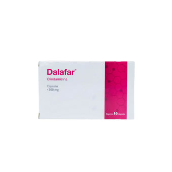 compare product Dalafar Clindamicina 300 mg, 16 Cápsulas