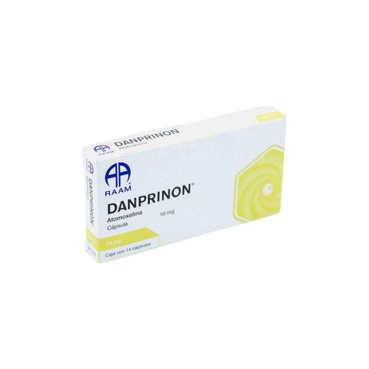 Danprinon Atomoxetina 10 mg, 14 cápsulas