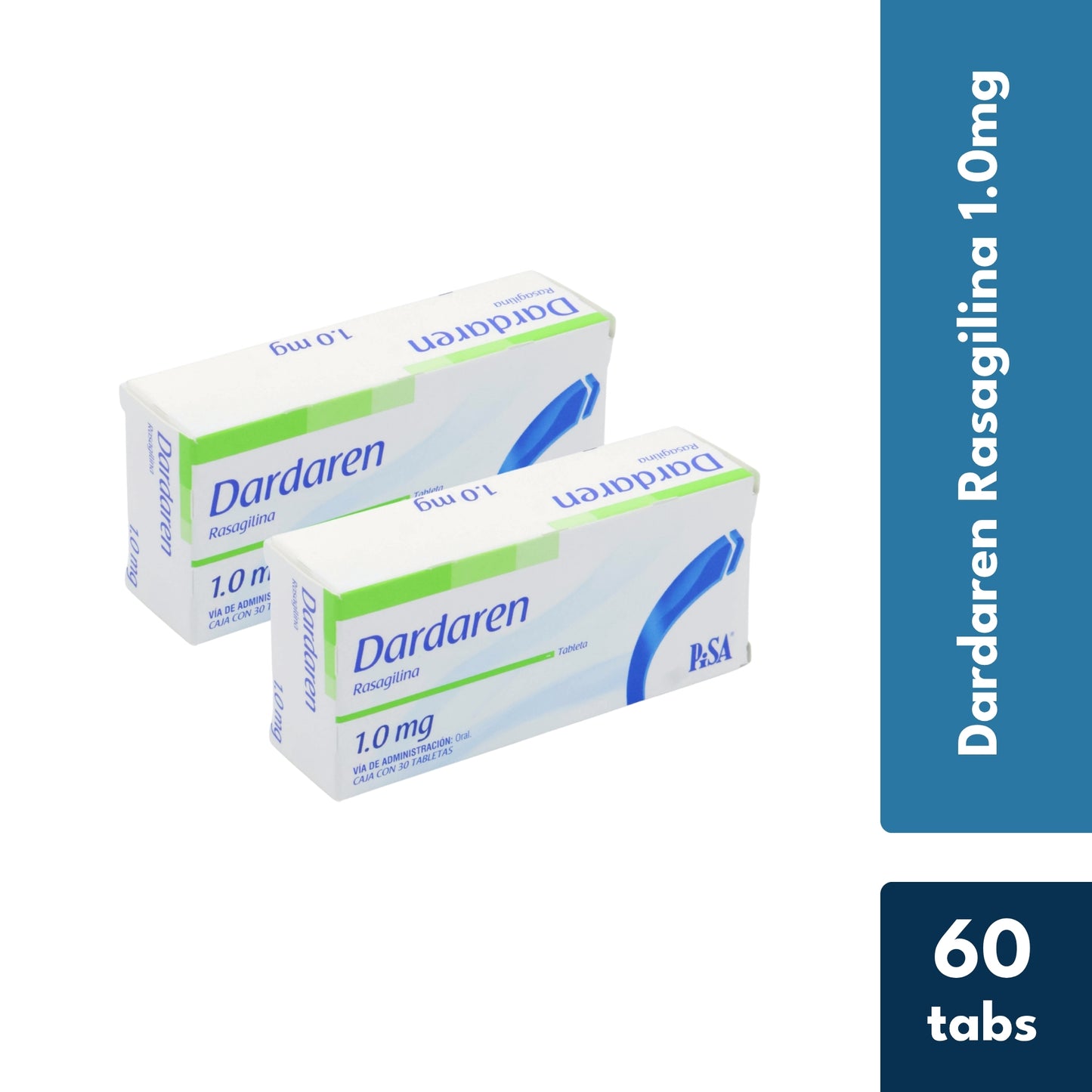 Dardaren Tabletas 1mg Caja C/30 Paquete de 2