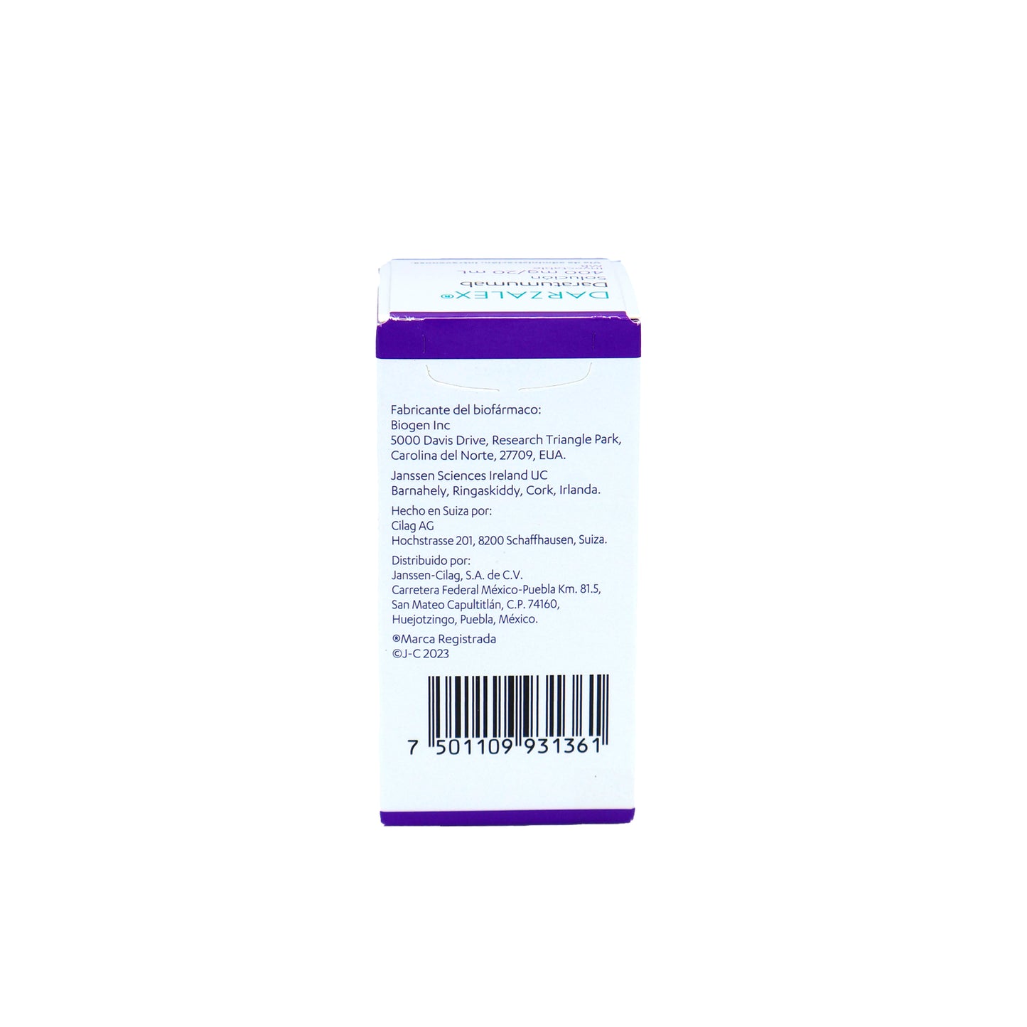 Darzalex Daratumumab 400 mg/20 mL, Solución - Zuca MedLine