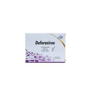 compare product Deferasirox 500 mg, 28 comprimidos