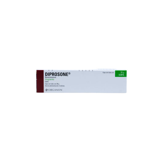 Diprosone Betametasona Ungüento 0.05%, Caja con tubo de 30 g