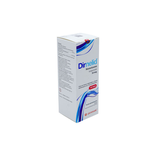 Dirnelid Mometasona 50 mcg, Suspensión para Inhalación. 140 Dósis
