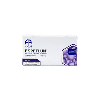 compare product Espeflun Micofelonato de Mofetilo 500 mg, 50 Comprimidos