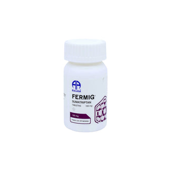 compare product Fermig Sumatriptán 100 mg, 20 tabletas