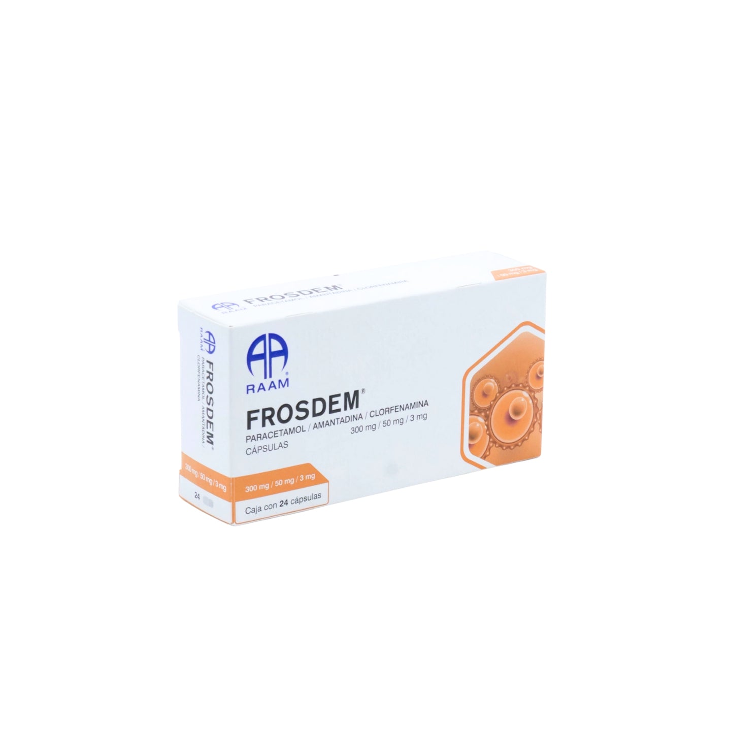 Frosdem Paracetamol Amantadina Clorfenamina 300mg 50mg 3mg