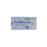 Gemfibrozilo 600 mg, Caja con 14 tabletas