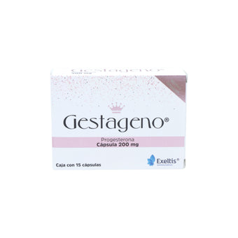 compare product Gestageno Progesterona 200 mg, 15 Cápsulas