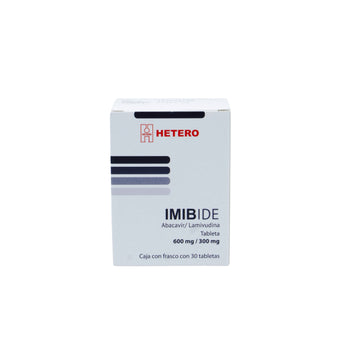 compare product IMIBIDE Abacavir/Lamivudina 600 mg / 300 mg, Caja con frasco de 30 tabletas