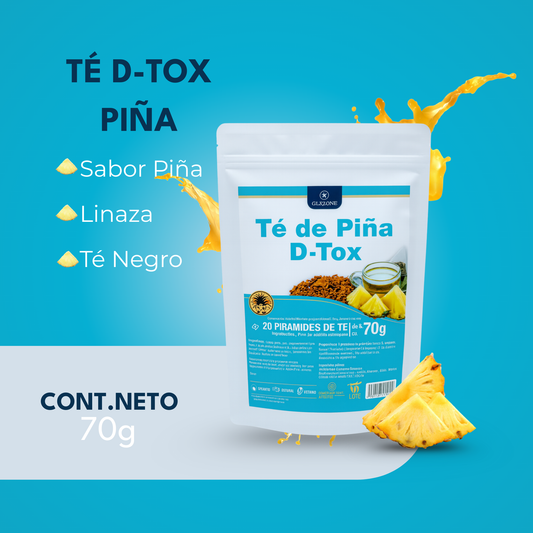 Té D-Tox Piña C-Lazonde – Con Linaza y Té Negro | 70 g