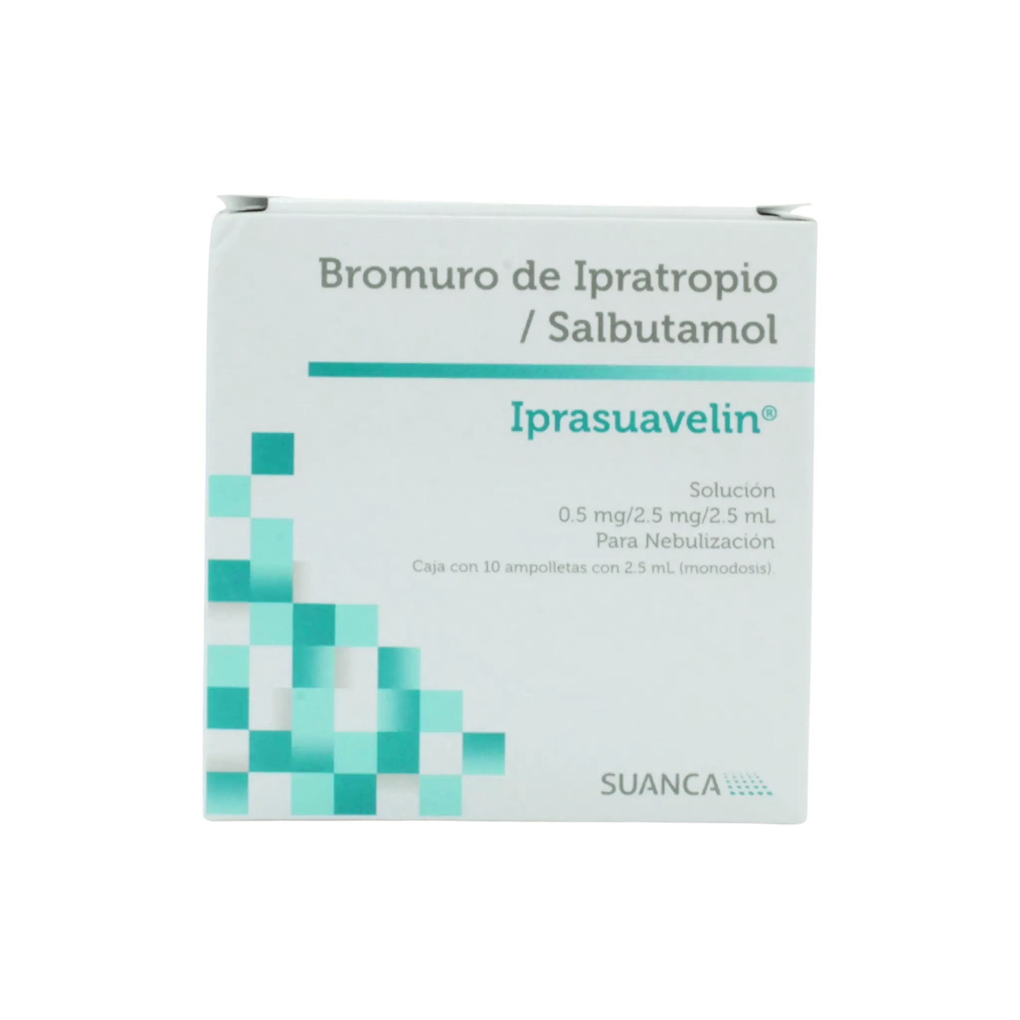 Bromuro de Ipratropio / Salbutamol de 0.5mg/2.5mg/2.5mL - Zuca MedLine