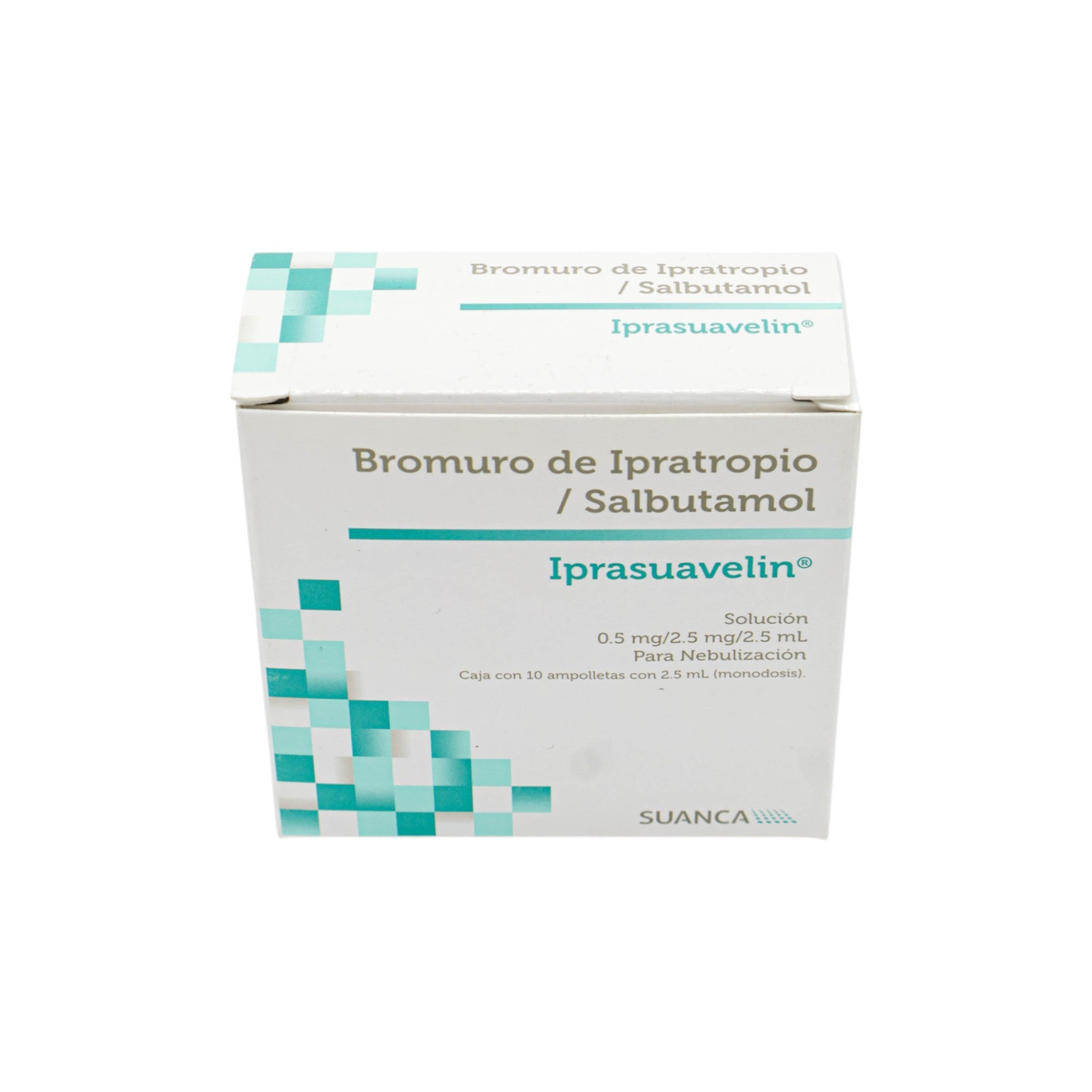 Bromuro de Ipratropio / Salbutamol de 0.5mg/2.5mg/2.5mL - Zuca MedLine