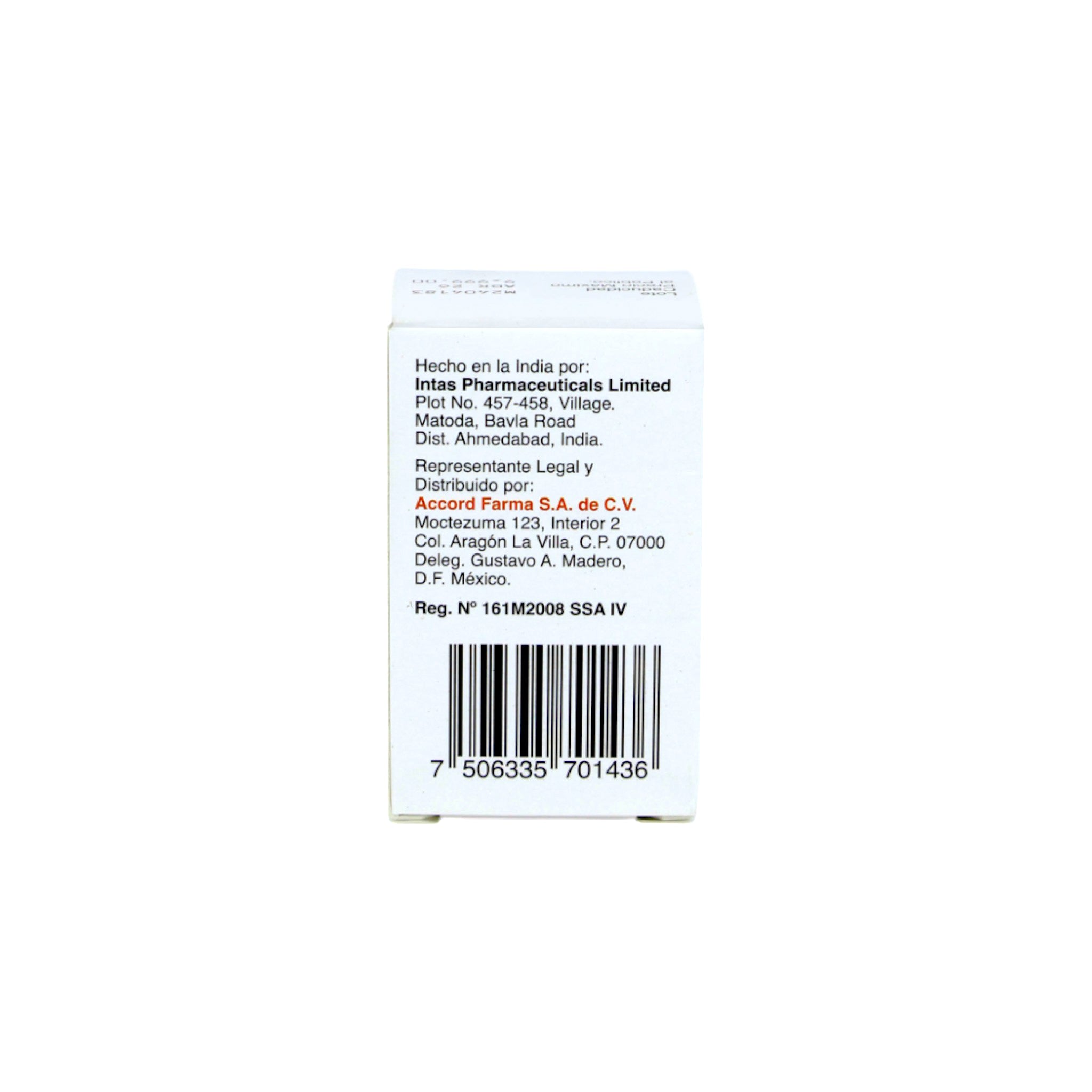 Iraplax Irinotecan 100 mg / 5 mL