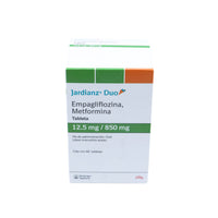 Jardianz Duo Empagliflozina / Metformina 12.5 mg / 850 mg, Caja con 60 tabletas