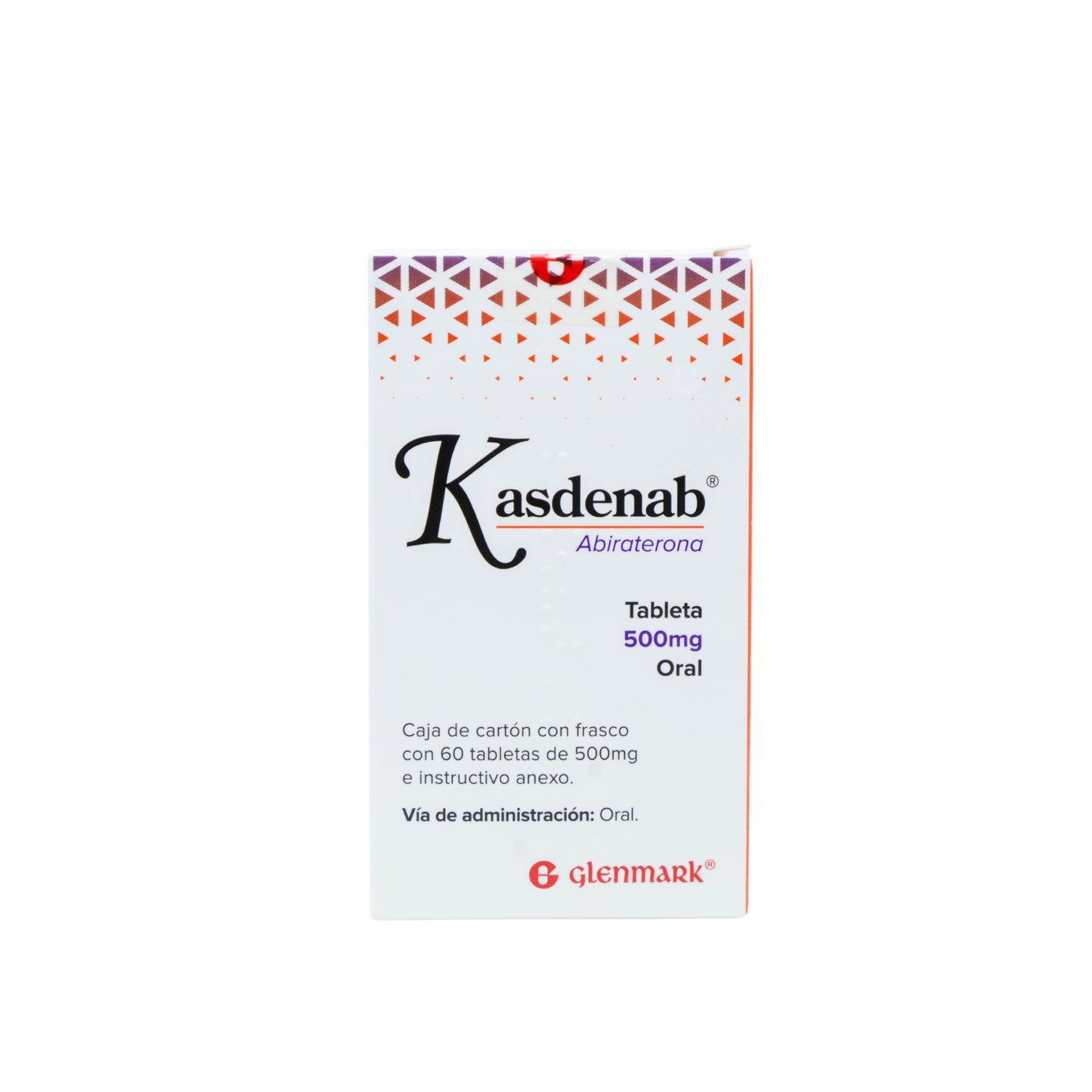 Kasdenab Abiraterona 500 mg, 60 Tabletas
