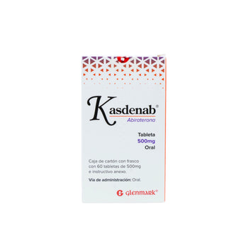 compare product Kasdenab Abiraterona 500 mg, 60 Tabletas
