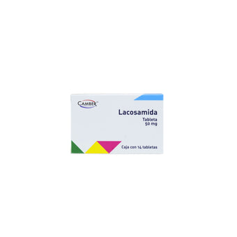 compare product Lacosamida de 50mg Caja C/14