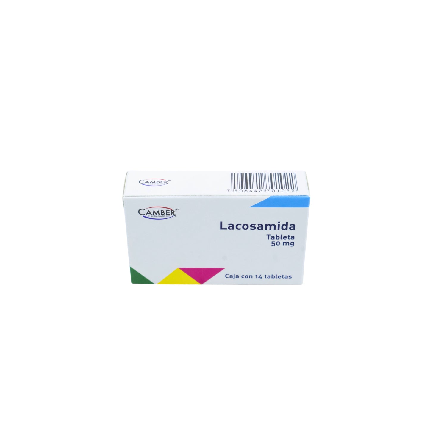 Lacosamida de 50mg Caja C/14