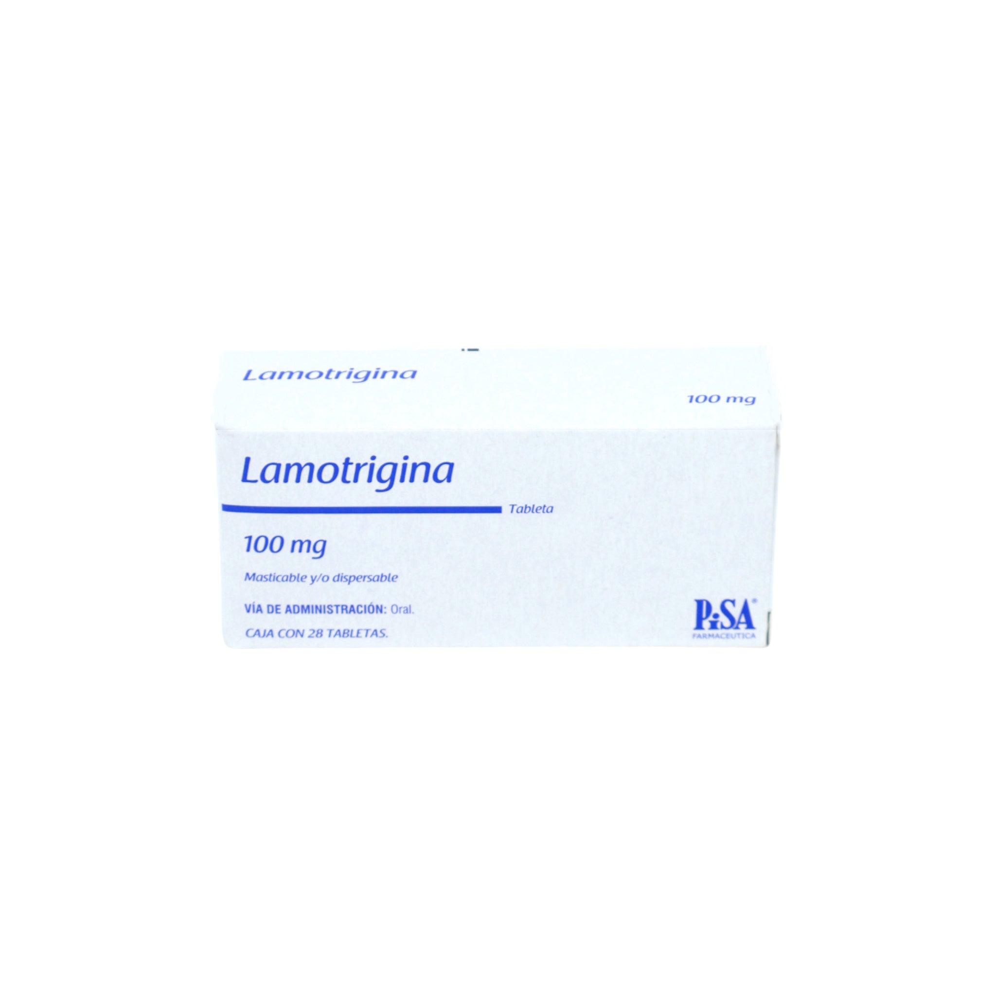 Lamotrigina de 100mg Caja C/28 - Zuca MedLine