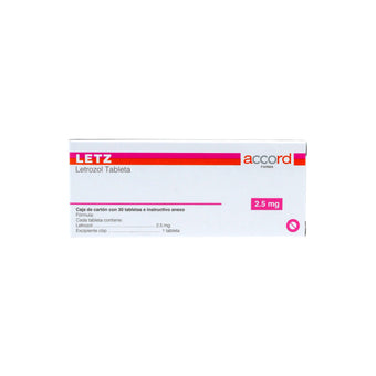 compare product Letz Letrozol 2.5 mg, 30 tabletas