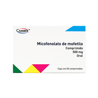 compare product Micofenolato de Mofetilo 500mg con 50 comprimidos