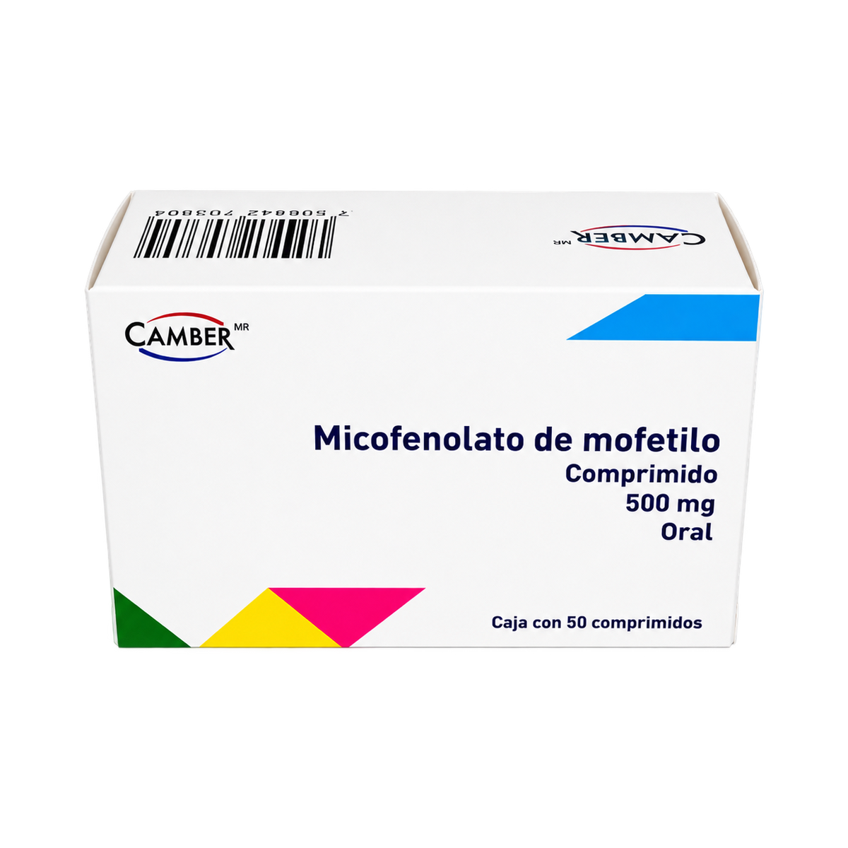 Micofenolato de Mofetilo 500mg con 50 comprimidos