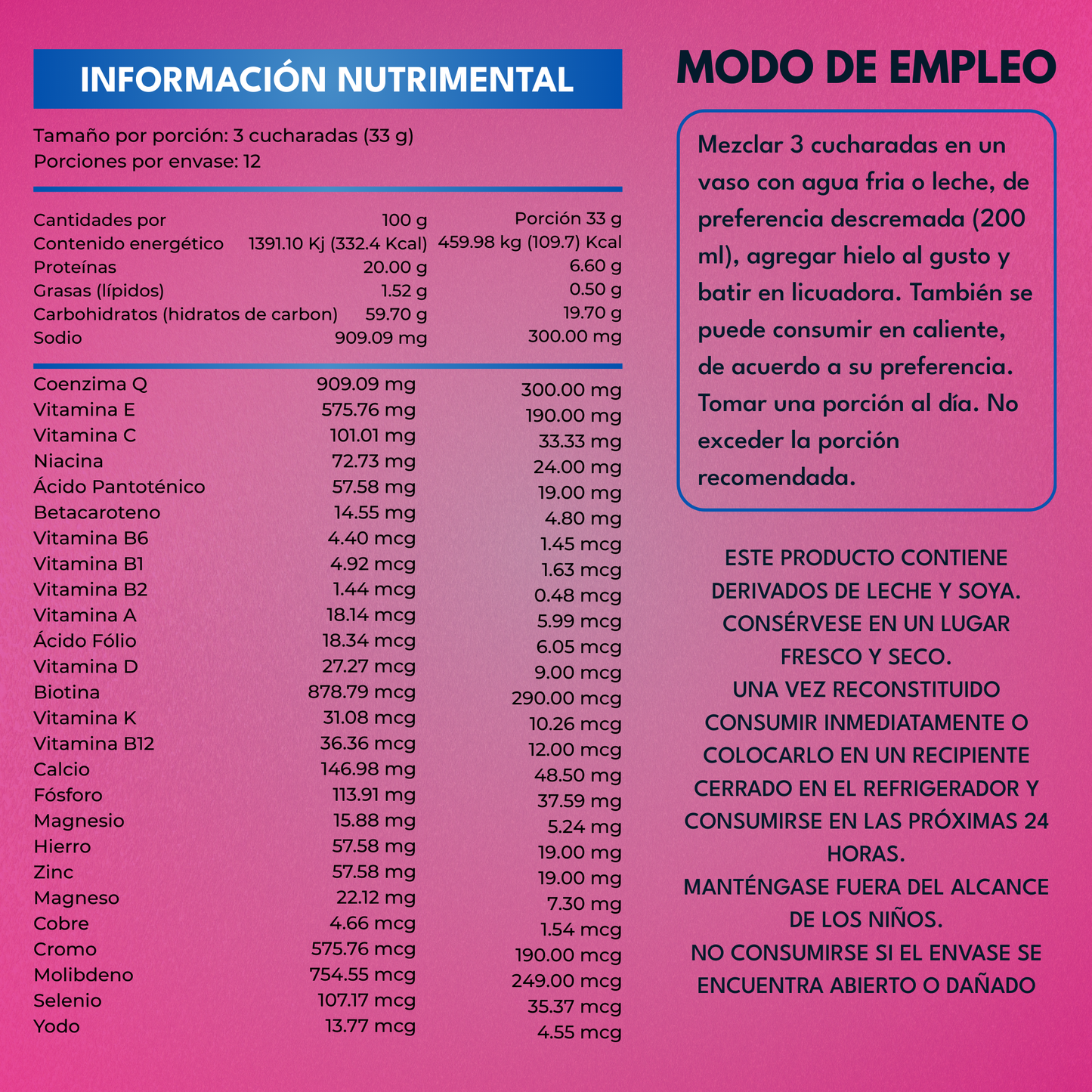Proteína de Fresa Nutri Raam – Suplemento Alimenticio con Vitaminas y Minerales | 425 g
