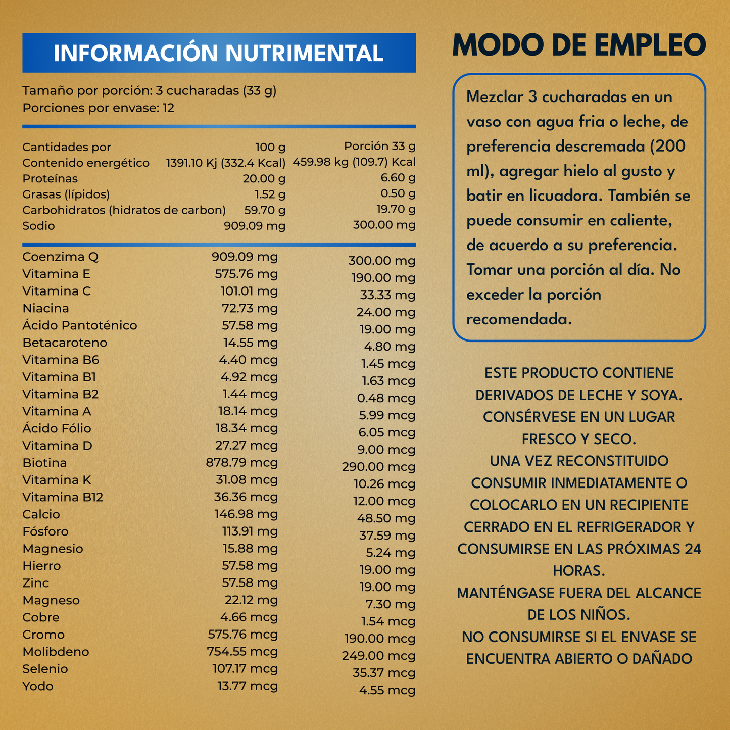 Proteína de Vainilla Nutri Raam – Suplemento Alimenticio con Vitaminas y Minerales | 425 g
