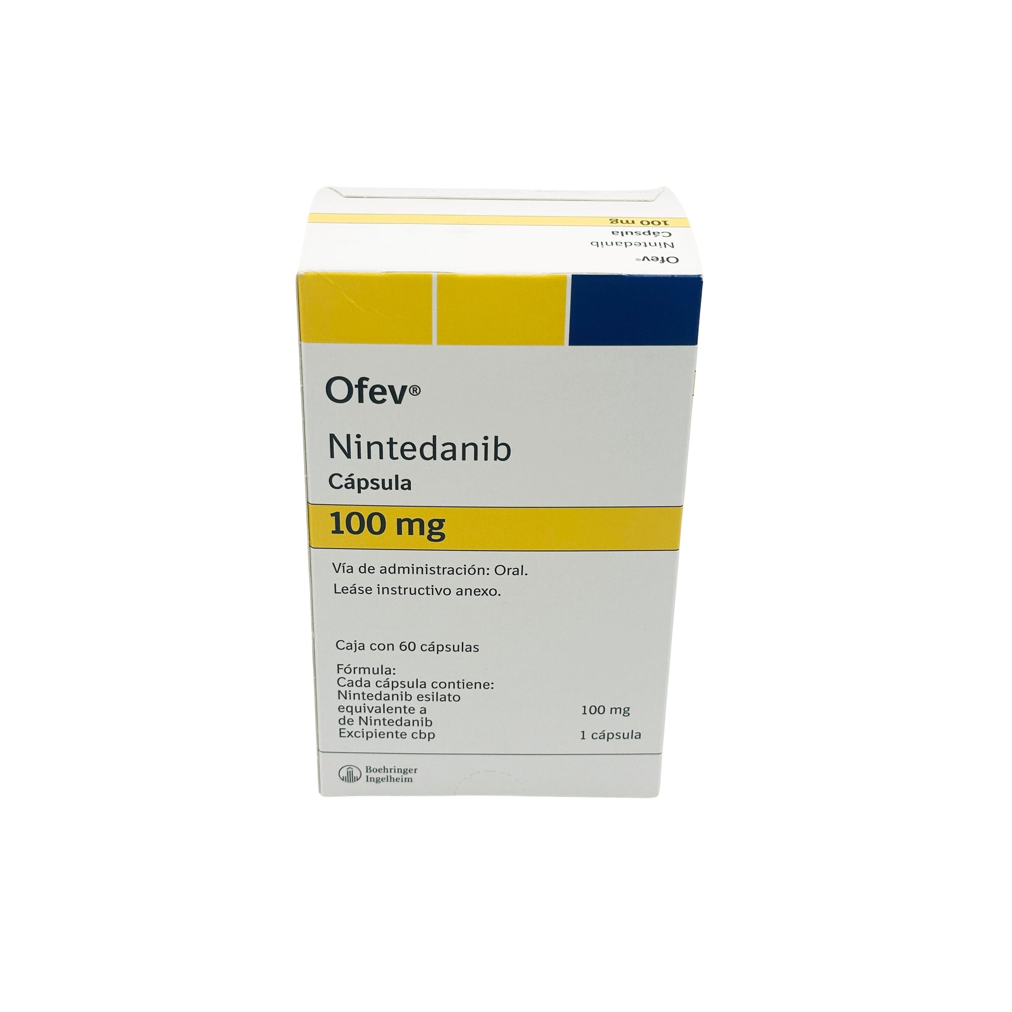 Ofev 100mg con 60 Cápsulas Nintedanib - Zuca MedLine