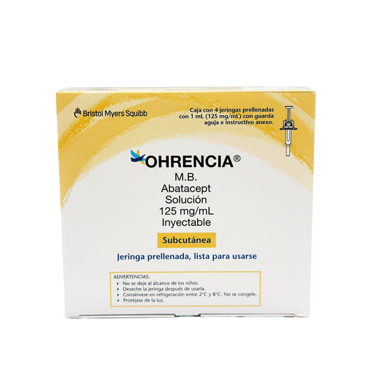 Ohrencia Abatacept 125 mg/mL, Solución - Zuca MedLine