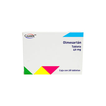 compare product Olmesartán Medoxomilo de 40 mg Caja C/28