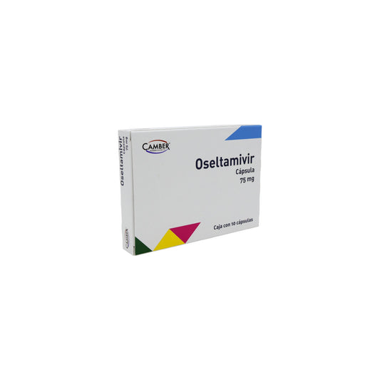 Oseltamivir 75 mg, 10 tabletas