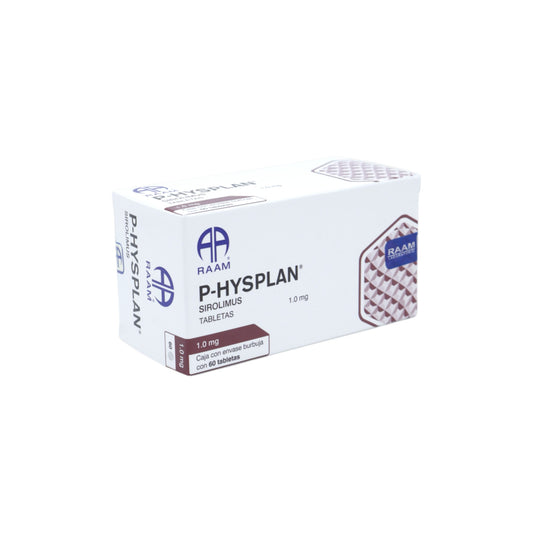 P-hysplan Sirolimus 1.0 mg, 60 tabletas