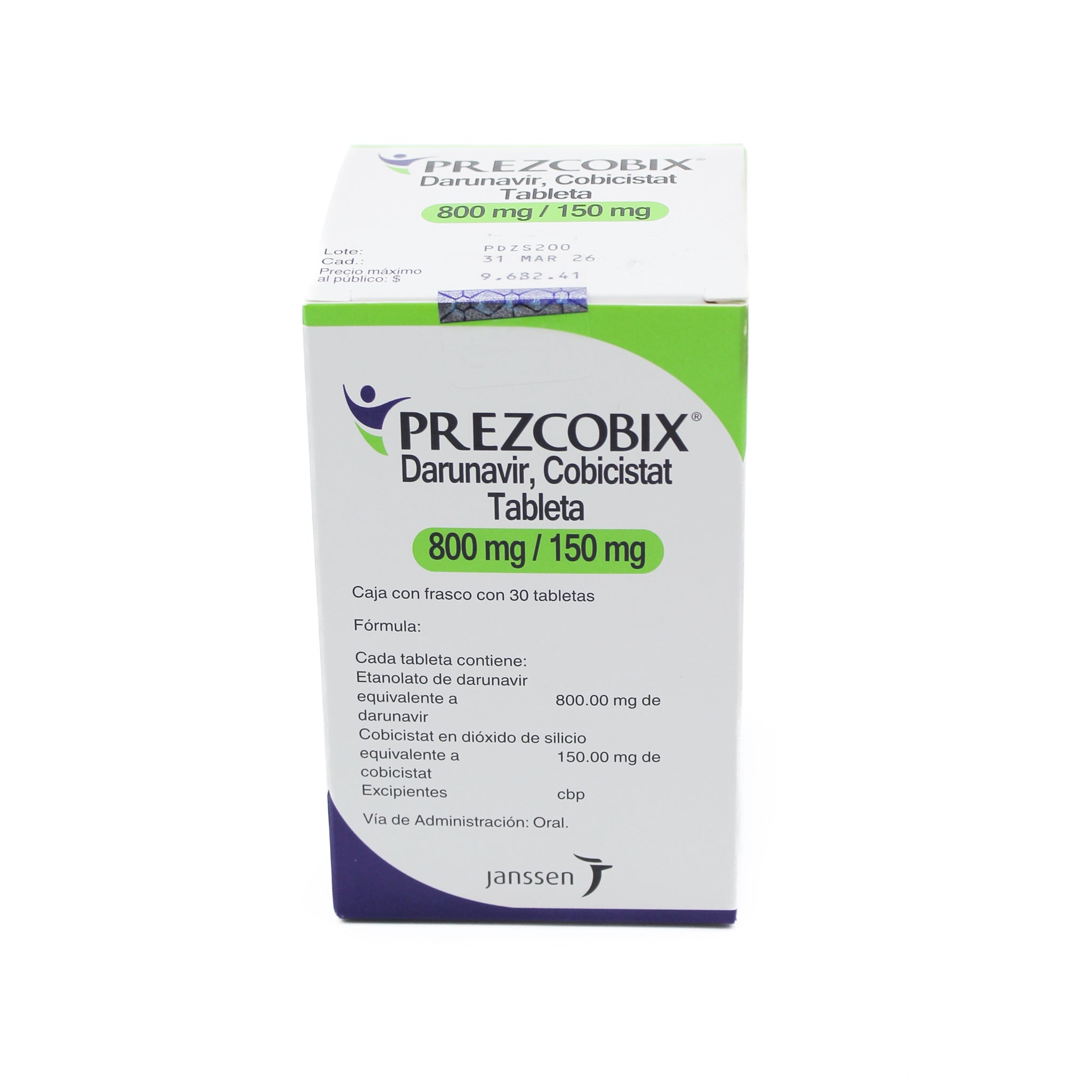 Prezcobix 800 mg / 150 mg Caja con 30 tabletas - Zuca MedLine
