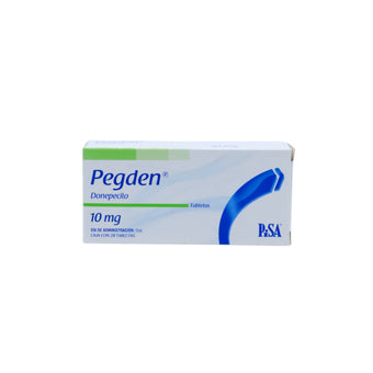 compare product Pegden Donepecilo de 10 mg Caja C/28