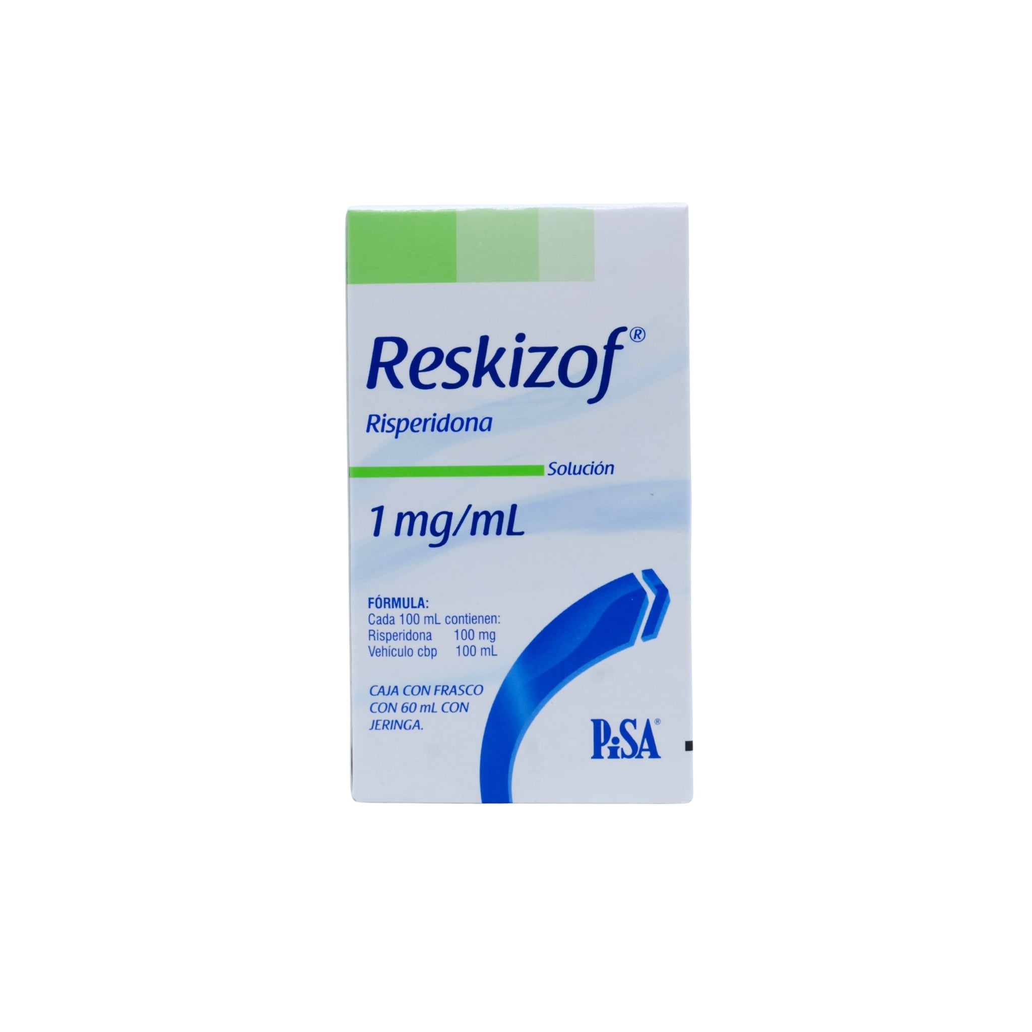 Reskizof Risperidona de 1mg/ml envase C/60 mL - Zuca MedLine