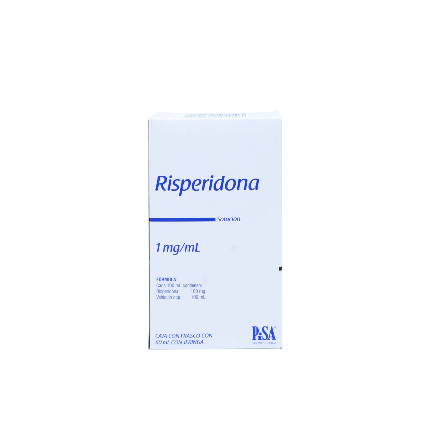 Risperidona de 1mg/ml envase C/60 mL Paquete de 2