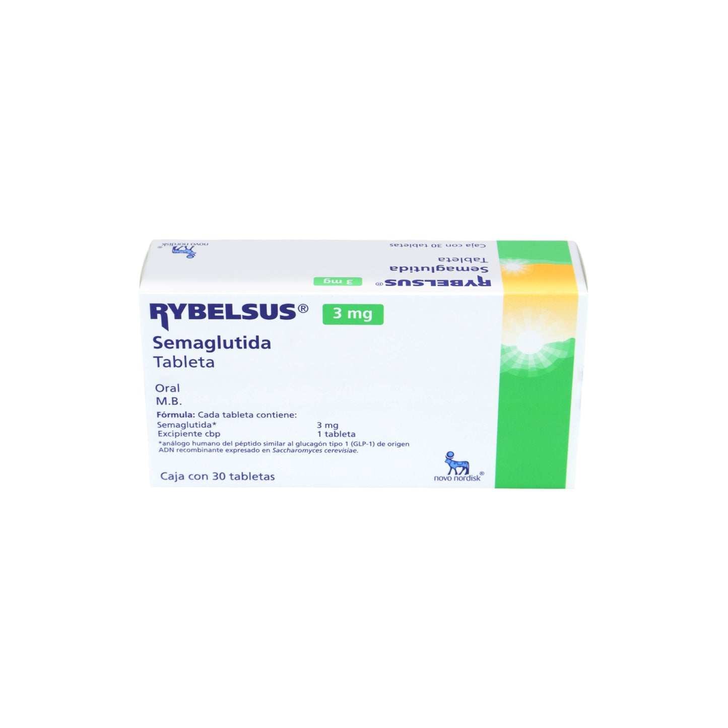 Rybelsus Semaglutida 3 mg, 7 mg y 14 mg, 30 Tabletas