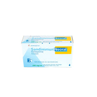 Sandimmun Neoral Ciclosporina 100 mg/ mL Emulsión con 2 jeringas dosificadoras